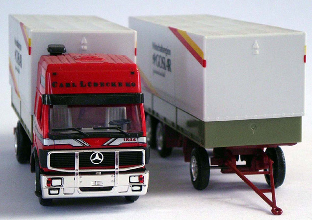 1:87 EM0370 MODELLO ELBA 2x MB SK'88 Cabina Bianca In Kit - Foto 2