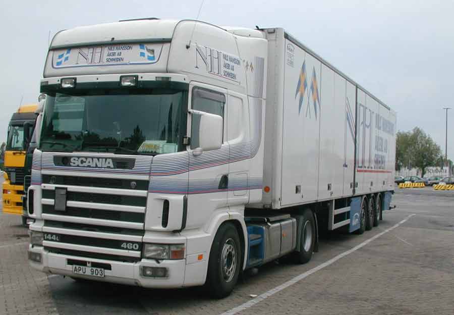 Nils Hansson, Schweden Scania 144